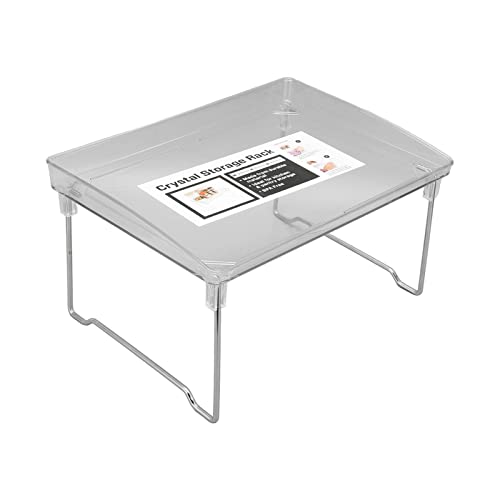 Yinhing Schreibtischregal, Schreibtischschelf für Schreibtisch mit Guter Stabilität Edelstahl Faltbarer Multifunktionaler Schreibtisch Organizer für Schreibtische, Waschbecken, Kommoden, Küchen von Yinhing