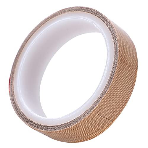 Yinhing Wärmefestes Klebeband, Ptfe Tape Ptfe Material Adhäsive Wärmedämmung Dichtungsband Rollenrollen -Widerstandsband Sublimation Wärmeklebeband für Versiegelung (Dicke 0,18 * Breite 13 mm * von Yinhing