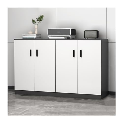 Bürocontainer Aktenschrank, Datenschrank, Büro-Aufbewahrungsschrank, Bodenaufbewahrung, kurzer Schrank, Holz-Büroschrank, Aufbewahrungsschrank, Vier Türen Büroschrank(Mittel) von Yinj9562fg