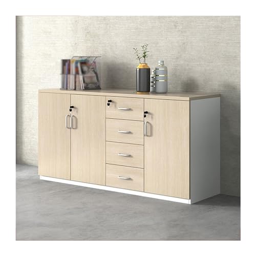 Bürocontainer Aktenschrank, Holzlagerschrank, DREI Türen mit Vier Lagerschränken, Datenspeicherschrank, 1,6 Meter, Büro-Aktenschrank, abschließbar Büroschrank Bürocontainer Aktenschrank, Holzlagerschrank, DREI Türen mit Vier Lagerschränken, Datenspeicherschrank, 1,6 Meter, Büro-Aktenschrank, abschließbar Büroschrank von Yinj9562fg