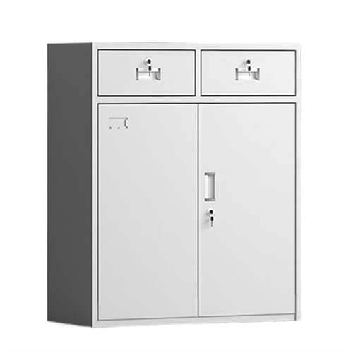 Bürocontainer Büro-Aktenschränke aus Stahl, Aktenschränke mit Schlössern, kurzer Schrank, Doppelschublade, Doppeltür-Aufbewahrungsschränke Büroschrank Bürocontainer Büro-Aktenschränke aus Stahl, Aktenschränke mit Schlössern, kurzer Schrank, Doppelschublade, Doppeltür-Aufbewahrungsschränke Büroschrank von Yinj9562fg