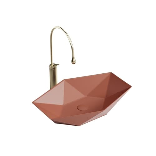 Waschtisch Art Badezimmer Waschbecken Moderne Wohndekoration Keramik Integriertes Platzsparendes Waschtisch Art Badezimmer Waschbecken Moderne Wohndekoration Keramik Integriertes Platzsparendes von Yinj9562fg