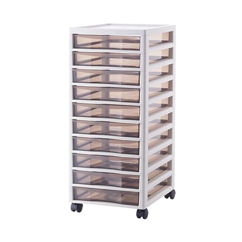 Yinj9562fg Bürocontainer Beweglicher Schubladenwagen, Ablagefach for Datensortierung, mehrschichtiges Bücherregal zur Büroaufbewahrung Büroschrank von Yinj9562fg