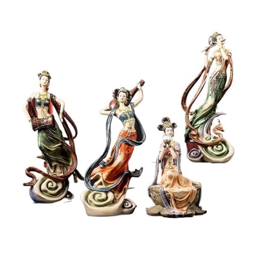 Yinj9562fg Tischstatue Chinesische Klassische Figur Skulptur Wohnzimmer Veranda Bücherregal Dekoration Handwerk Retro Ornamente Desktop Ornament von Yinj9562fg