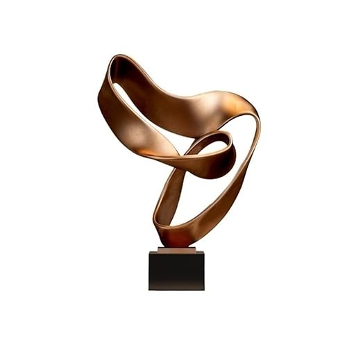 Yinj9562fg Tischstatue Einzigartige geometrische Ring Fiberglas Skulptur Ornamente Dekoration abstrakte Kunstwerk modernen Hotelkorridor Desktop Ornament von Yinj9562fg