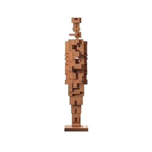 Yinj9562fg Tischstatue Kreative abstrakte Figuren, einfache Heimdekorationen, Wohnzimmer, Arbeitszimmer, Schrank, Kunstdekoration Desktop Ornament(Bruin) von Yinj9562fg