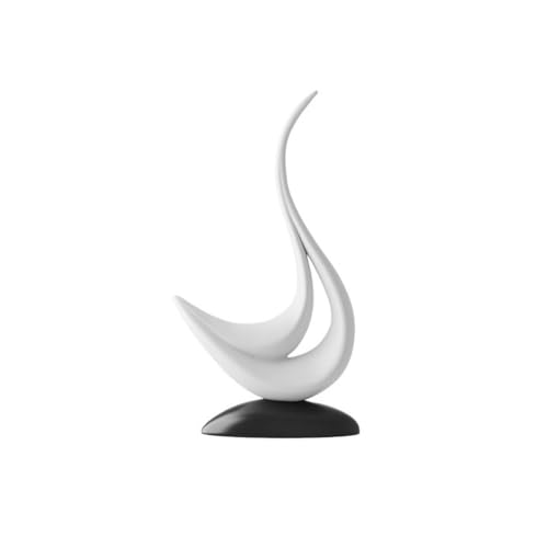 Yinj9562fg Tischstatue Kreative abstrakte Skulptur, einfache Linien, Schwanenform, Kunst, große Ornamente, Eingangsdekoration Desktop Ornament von Yinj9562fg