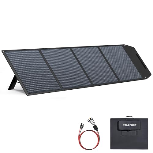 Faltbares Solarmodul 300W Solar-Ladegerät mit IP64 Wasserdicht 22,5% Umwandlungseffizienz​ Tragbares Ladegerät Solarstrom Solarpanel Camper RV Outdoor von Yinleader