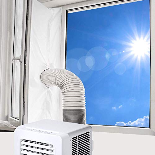 Yinong-eu 300cm/3M Hot Air Stop Fensterabdichtung für Mobile Klimageräte und Ablufttrockner Luftentfeuchter,AirLock Für Fenster, Dachfenster, Flügelfenster (Fenster 300cm) von Yinong-eu