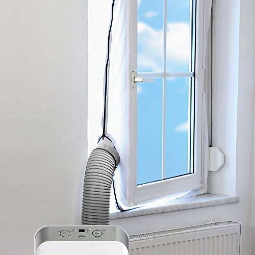 400cm/4M Hot Air Stop Yinong-eu Fensterabdichtung für mobile Klimageräte und Ablufttrockner (Weiß) von Yinong-eu