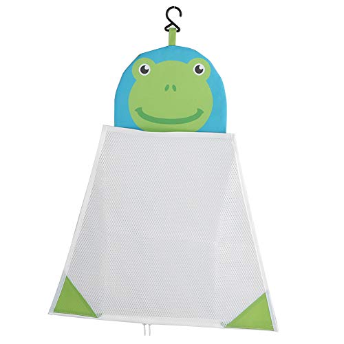 Yinuoday Bad Spielzeug Veranstalter Netz Mesh Bad Spielzeug Aufbewahrung für Baby Bad Spielzeug Rrganizer Schimmel Resistente Badewanne Spielzeughalter Frosch Netz Tasche von Yinuoday