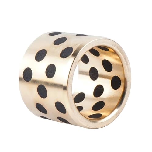 1 Stück Messing-Lagerbuchse, Öl, selbstschmierend, Graphit-Kupfer-Gleitlager, ID 16/18/20/25 mm, Außendurchmesser 22–33 mm, Länge 10–60 mm (Size : 18x24x25mm) von Yinxi