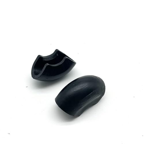 10 Stück U-Typ Gummi Möbelfuß Tisch Stuhlbein Endkappen Abdeckungen Stuhlbeinspitzen Kappen Spitzen Bodenschoner Beinabdeckungen (Color : 10mm-Black) von Yinxi