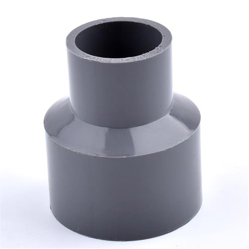 1Pcs 63mm 75mm 90mm PVC Gerade Reduzierung Anschlüsse Wasser Rohr Garten Bewässerung Wasser Rohr Stecker Aquarium adapter (Color : 90-63mm) von Yinxi