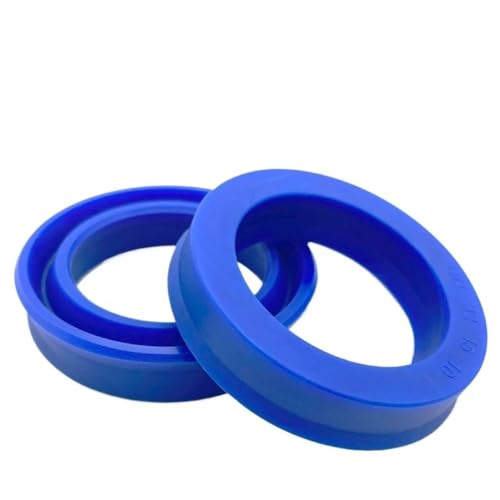 UN/UHS/UNS-Typ Polyurethan-Öldichtung, hydraulischer Dichtring, U-Typ, Y-Typ, Zylinder, hydraulischer Stangenschaft, Kolbendichtung, Gummiring (Size : UHS 50x60x6 (5Pcs)) von Yinxi