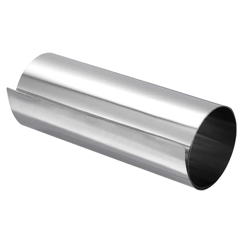 Yinxi 1 Stück 304 Edelstahlband, Dicke 0,01 mm ~ 0,3 mm, Stahlplatte, dünne Stahlplatte, Korrosionsbeständigkeit, Länge 100–1000 mm (Color : 0.01x100x1000mm) von Yinxi