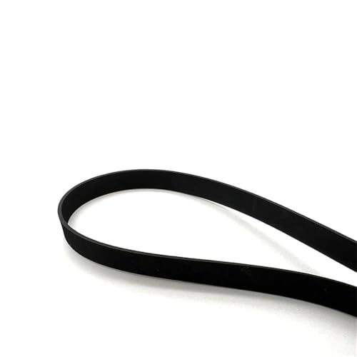 Yinxi 1 Stück Breite 5 mm Dicke 0,6 mm Flacher Gummi-Antriebsriemen für Tonbandgerät, Repeater, VCR, Einzelspieler-Übertragungsgürtel (Size : Fold Length 140mm) von Yinxi