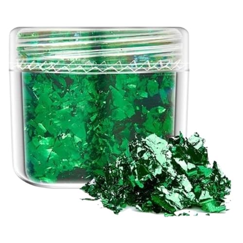 Yinxi 1 Stück Kohlefaser-Metalloberflächen, gehackte Kohlefaser (Color : Green) von Yinxi