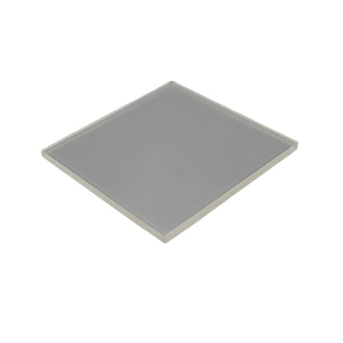 Yinxi 1 Stück feuerfeste Quarzglasplatte, 50 mm x 50 mm x 1 mm, quadratische Quarzglasplatte von Yinxi