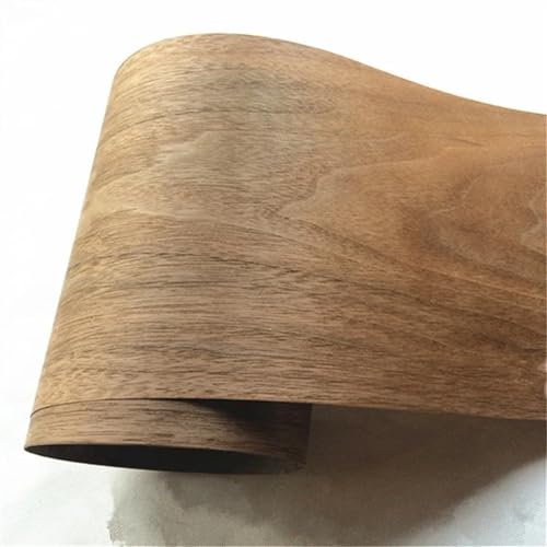 Yinxi 1pc Natural Black Walnut Veneer 230cm Thin Handmade DIY Solid Wood Decorative Panel Skin Speaker Renovation von Yinxi