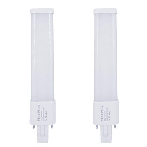 YinzPlus MEHRWEG 2er-Pack 6,5 Zoll 5 Jahre Garantie CRI 90 G23 LED-Lampe 6 Watt Natürliches Weiß 4000K 600 Lumen PLS Lampe CFL Kompakte LED Leuchtstoffröhre YinzPlus MEHRWEG 2er-Pack 6,5 Zoll 5 Jahre Garantie CRI 90 G23 LED-Lampe 6 Watt Natürliches Weiß 4000K 600 Lumen PLS Lampe CFL Kompakte LED Leuchtstoffröhre von YinzPlus