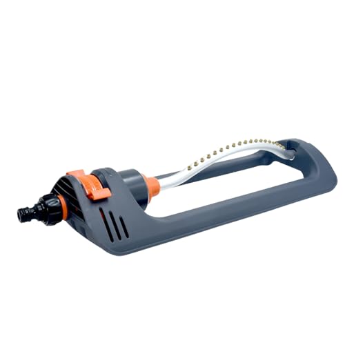 Automatischer Gartensprinkler, automatische oszillierende Sprinkler, 19 Düsen Bewässerungsbasis, Hofbewässerungsausrüstung für Rasen Großflächenbewässerung und Kühlung von Yiohejy