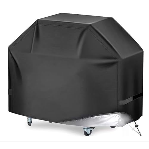 Yiohejy Grillabdeckung für den Außenbereich | Grillabdeckung mit verstellbarem Zugband | UV-Schutz für Restaurant, Wohnung, Camping, Hinterhof, Garten, Poolbereich, Balkon, Brenner | für alle von Yiohejy