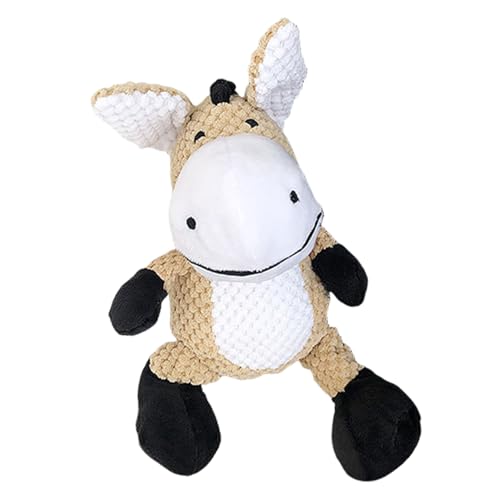 Yiohejy Hundespielzeug Mit Knister Und Quietsch - Robustes Hundespielzeug Für Kauer | Interaktives Mit Quietschfunktion Zur Bekämpfung Von Langeweile Bei Starkem Kauverhalten von Yiohejy