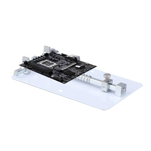 Yiohejy Lötständer Für Leiterplatten - Lötklemme Für Mainboard Reparatur Und Lötarbeiten,Stativ Klemmhalterung Für IC-Nuten Drahtlötung Reparatur Elektronik Basteln Heimwerk Werkzeug Zubehör von Yiohejy