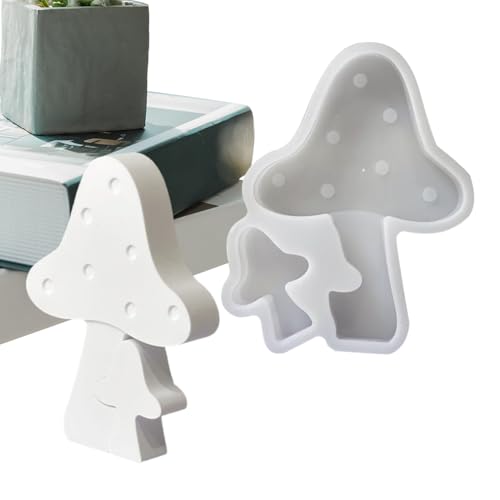 Yiohejy Pilz Harz Form - Pilzform für Fondant - 3D Temperaturbeständige Flexible Form Für Schokolade Seife Kekse Deko Küche Süßigkeiten von Yiohejy