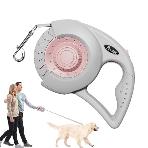 Yiohejy Retraktile Hundeleine Für Draußen,5 M Laufband Für Hunde - Tragbare Leine Mit Bremse Für Training Und Spaziergang - Draußen Garten Camping Spazieren Yiohejy Retraktile Hundeleine Für Draußen,5 M Laufband Für Hunde - Tragbare Leine Mit Bremse Für Training Und Spaziergang - Draußen Garten Camping Spazieren von Yiohejy