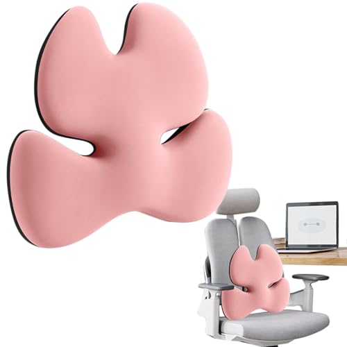 Yiohejy Sitzkissen des Lendenbetreusunterstützung, Autositzbetriebsunterstützung für den Fahrer, Auto Stuhl Rückenlehne Kissen, Haltungskorrekturkissen mit einstellbaren Gurten für Computer Desk Yiohejy Sitzkissen des Lendenbetreusunterstützung, Autositzbetriebsunterstützung für den Fahrer, Auto Stuhl Rückenlehne Kissen, Haltungskorrekturkissen mit einstellbaren Gurten für Computer Desk von Yiohejy