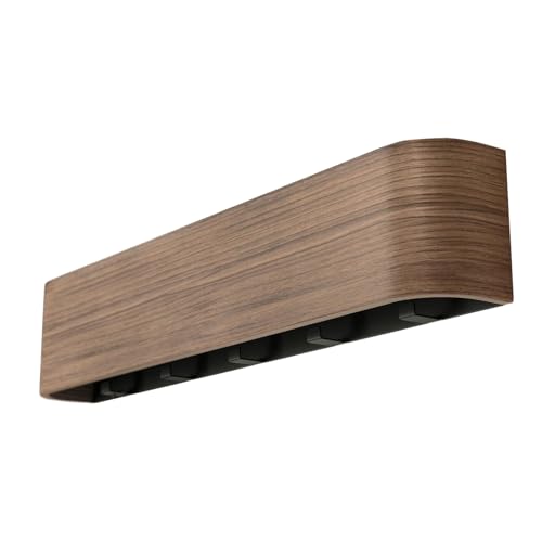 Yiohejy Wandmontage Kleiderständer - Wandkleiderhaken Mit Klappbaren Haken,Holz Aufbewahrungshänger - Für Wohnzimmer Schlafzimmer Studentenzimmer Badezimmer von Yiohejy