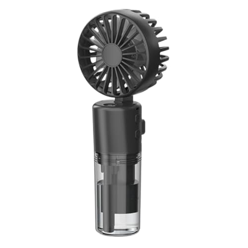 Yiohejy Wassernebelventilator, Handsprühventilator mit Wassernebel, wiederaufladbares Kühlgerät, faltbarer tragbarer Sommerbedarf, mit einstellbaren Nebelstufen, für den Sommer Yiohejy Wassernebelventilator, Handsprühventilator mit Wassernebel, wiederaufladbares Kühlgerät, faltbarer tragbarer Sommerbedarf, mit einstellbaren Nebelstufen, für den Sommer von Yiohejy
