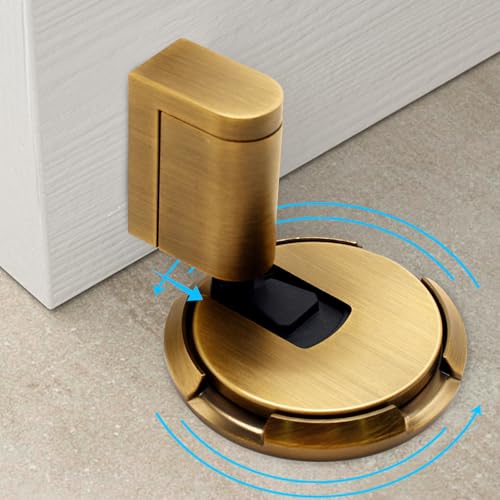 Yiomxhi Türstopper Boden Selbstklebend Schwer Türhalter Tür Stopper ohne Bohren Höhenverstellbarer Türpuffer Wandschutz Türfeststeller mit 3M-Klebeband Schrauben Door Stopper, Bronze Yiomxhi Türstopper Boden Selbstklebend Schwer Türhalter Tür Stopper ohne Bohren Höhenverstellbarer Türpuffer Wandschutz Türfeststeller mit 3M-Klebeband Schrauben Door Stopper, Bronze von Yiomxhi