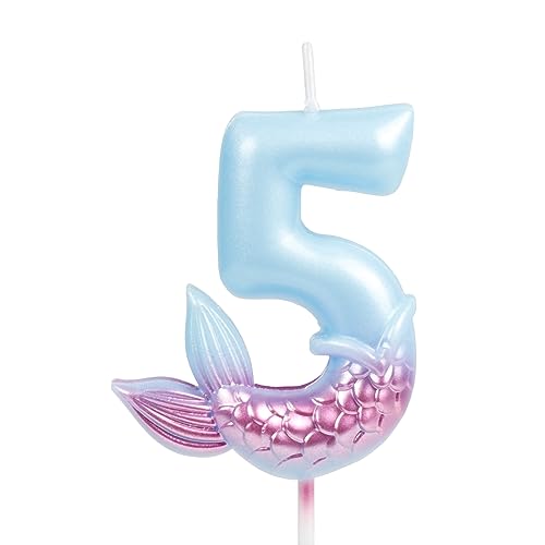 Geburtstagskerzen Zahlen 5,Meerjungfrau Kerzen Geburtstag Deko,Kerzen Geburtstag,Geburtstagskerzen für Mädchen Tortendeko Geburtstag,Meerjungfrau Geburtstagsfeier für Mädchen Kinde Party Deko Geburtstagskerzen Zahlen 5,Meerjungfrau Kerzen Geburtstag Deko,Kerzen Geburtstag,Geburtstagskerzen für Mädchen Tortendeko Geburtstag,Meerjungfrau Geburtstagsfeier für Mädchen Kinde Party Deko von Yiran