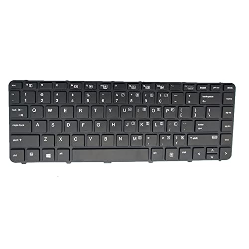 Original US-Layout Englische Tastatur ohne Hintergrundbeleuchtung für HP Pro Book 430 G3 430 G4 440 G3 440 G4 445 G3 640 G2 645 Schwarz von Yisawroy
