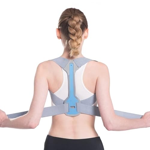 Rückenstütze Haltungskorrektor Schlüsselbein Wirbelsäule Schulter Stützgürtel Rücken Anti-Buckel Haltungskorrektor für Frauen Männer Obere Rückenbandage Thorax-Bandage Hunchback Corrector von Yisawroy