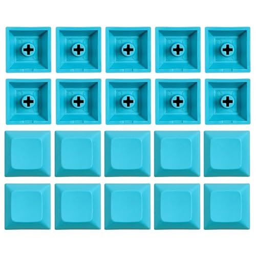 Yisawroy 20PCS DSA Tastenkappen Dicke PBT DSA 1U Höhe Tastenkappen Set Leere Persönlichkeit Ergänzung Tastenkappen Tastenkappen Upgrades von Yisawroy