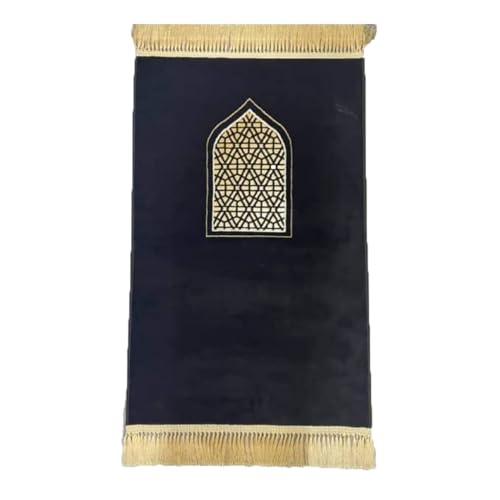 Yisawroy 80x120/70x110cm Weiche Muslimische Gebetsteppich Mode Islamische Gebetsteppich Gebetsteppich Muslimische Gebetsteppich Dekoration von Yisawroy