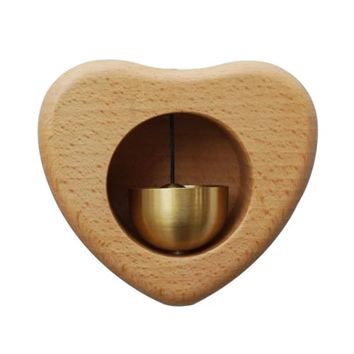 Herzförmige Massivholz-Türklingel, Magnetische Holztürklingel, Eintrittserinnerung, Türklingel(#1) von Yitekrg