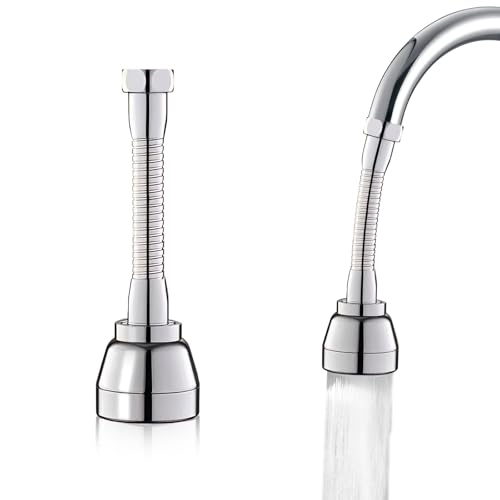 Yitexin 2 Päckchen Badezimmer Wasserhahn Küche Ausziehbar Anlage Für Sprüher, Küche 360° Aber Drehen Küchenarmatur Ausziehbar, Spültischarmatur Drüsen Schwing 3 Strukturiert Wasser Sparen (Silber) Yitexin 2 Päckchen Badezimmer Wasserhahn Küche Ausziehbar Anlage Für Sprüher, Küche 360° Aber Drehen Küchenarmatur Ausziehbar, Spültischarmatur Drüsen Schwing 3 Strukturiert Wasser Sparen (Silber) von Yitexin