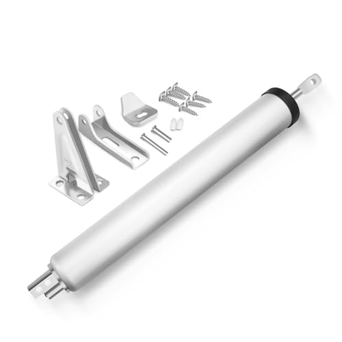 Yitexin Silbernes pneumatisches Sieb- und Sturmtürschließer-Set, Bildschirmtür-Stoßdämpfer mit Halterung und Teilen, robustes Torschließer-Kolben-Set mit einstellbarer Schließgeschwindigkeit (Silber) Yitexin Silbernes pneumatisches Sieb- und Sturmtürschließer-Set, Bildschirmtür-Stoßdämpfer mit Halterung und Teilen, robustes Torschließer-Kolben-Set mit einstellbarer Schließgeschwindigkeit (Silber) von Yitexin