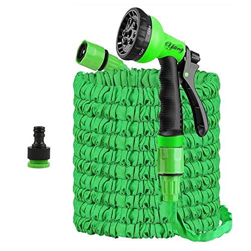 Yiting Flexibler Gartenschlauch 5m 10m 20m 15m 30m 45m 50m 60m, 3-Mal Magischer Flexibel Garten Schlauch Wasserschlauch mit 8 Modi Wassersprühpistole und Adapter 3/4"&1/2" Schlauchverbindungs-Fittings von Yiting