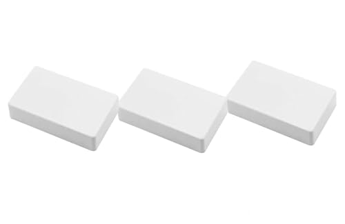 Anschlussdose, wasserdichte Anschlusskästen, Electronic Projekt Box, Elektronische Gehäuse aus Kunststof, für DIY Stromabzweigdose (10x6.8x5cm-White-3Pack) von Yitobici