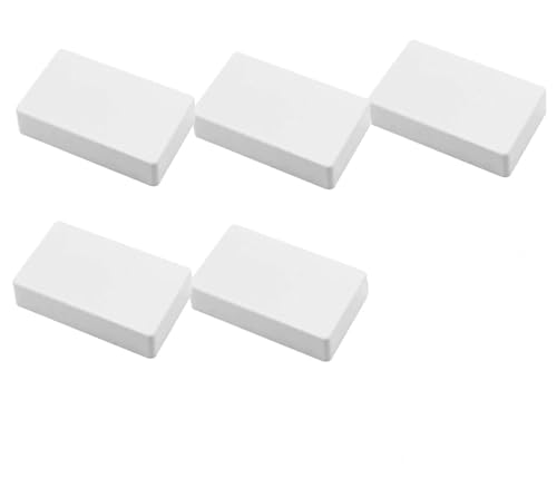 Anschlussdose, wasserdichte Anschlusskästen, Electronic Projekt Box, Elektronische Gehäuse aus Kunststof, für DIY Stromabzweigdose (5.8x8.3x3.4cm-White-5Pack) von Yitobici