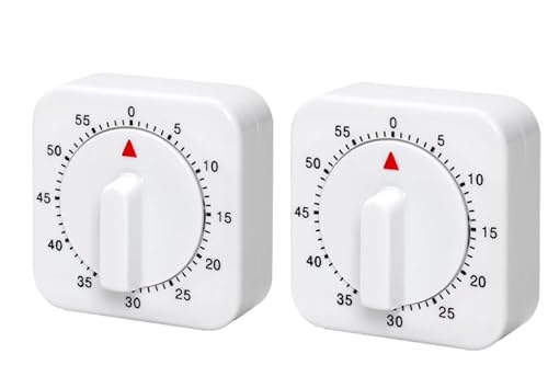 Kurzzeitmesser,Eieruhr Mechanisch, Mechanischer Küchentimer,60 Minuten Countdown Timer mit Lauter Alarm für Lernen, KüChe, Backen,Sport Büro, Praktischer Countdown Küchenwecker,2 Pack Kurzzeitmesser,Eieruhr Mechanisch, Mechanischer Küchentimer,60 Minuten Countdown Timer mit Lauter Alarm für Lernen, KüChe, Backen,Sport Büro, Praktischer Countdown Küchenwecker,2 Pack von Yitobici