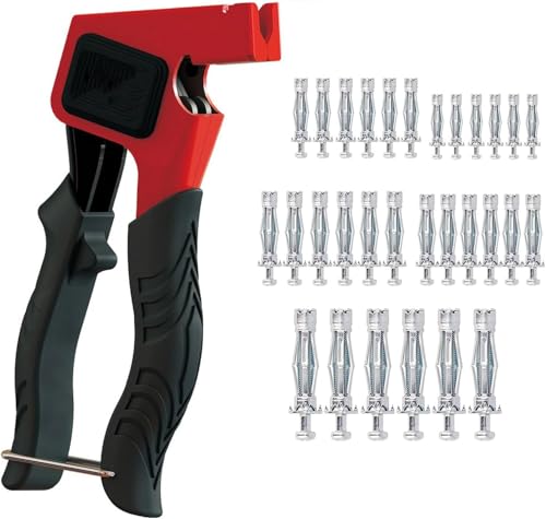 Montagezang für Hohlraumdübel Set, Gipskartondübel Set Rigipsdübel Set,mit Schrauben mit 30pcs M4/M5/M6 Hohlraum Metalldübel, Hohlraumdübel Metal. Montagezang für Hohlraumdübel Set, Gipskartondübel Set Rigipsdübel Set,mit Schrauben mit 30pcs M4/M5/M6 Hohlraum Metalldübel, Hohlraumdübel Metal. von Yitobici