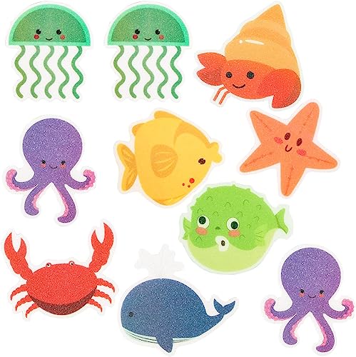 Yitobici Anti rutsch badewanne,Anti rutsch dusche,antirutsch Pads dusche,antirutsch dusche,Badewannenaufkleber, 10 Stück, Meerestiere, rutschfeste Aufkleber, Selbstklebende Badewannenaufkleber Yitobici Anti rutsch badewanne,Anti rutsch dusche,antirutsch Pads dusche,antirutsch dusche,Badewannenaufkleber, 10 Stück, Meerestiere, rutschfeste Aufkleber, Selbstklebende Badewannenaufkleber von Yitobici