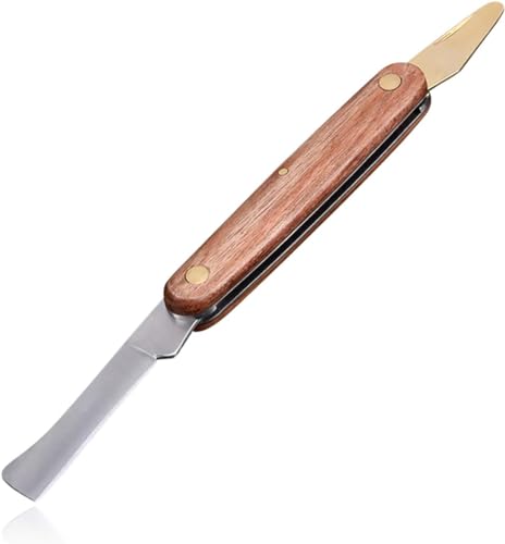 Yitobici Multifunktionale Doppelklingen,Okuliermesser,Pfropf Gartenmesser mit Stripper, Faltbares Yitobici Multifunktionale Doppelklingen,Okuliermesser,Pfropf Gartenmesser mit Stripper, Faltbares von Yitobici